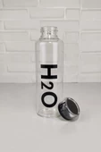 Digithome H2o 500 ML Borosilikat İnce Cam Matara Siyah - H2O81460 C1-1-18 - 3