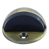 Yarımay Kapı Stoperi Tamponu Vidalı Metal Kapı Stopu Durdurucu Tutucu Mat Antik (5 ADET) - 4