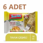 İndomie 6x70 gr Tavuk Çeşnili Noodle - 1