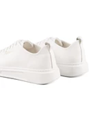 Sportster Hakiki Deri Beyaz Erkek Spor (Sneaker) Ayakkabı - 5