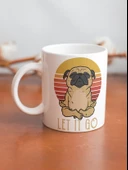 Yoga Yapan Köpek Özel Tasarım Baskılı Kupa Bardak Komik Kupa Bardak Hayvansever Hediye Kahve Bardağı - 2
