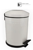 Digithome 12 lt Soft Close Kapak Çöp Kovası Beyaz – 4005B C1-1-163 thumbnail 1