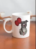 Balonlu Mutsuz Köpek Eğlenceli Yazılı Özel Tasarım Baskılı Kupa Bardak Komik Çay-Kahve Bardağı - 2
