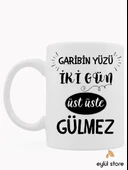 Eğlenceli Yazılı Esprili Özel Tasarım Baskılı Kupa Bardak Komik Kupa Bardak Kahve Bardağı - 1