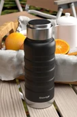 4 Outside Paslanmaz Çelik Termos (Çay Kahve Kamp Su Süt Bebek Mama) 400 ml St-202 Travel Mug thumbnail 4