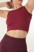 Miorre Kalın Askılı Dantelli Seamless Spor Büstiyer - 4