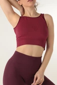 Miorre Kalın Askılı Dantelli Seamless Spor Büstiyer - 6