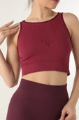 Miorre Kalın Askılı Dantelli Seamless Spor Büstiyer - 8
