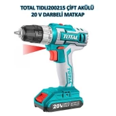 Total Çift Akülü Darbeli Matkap 20V Lithium- lon - 2