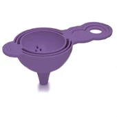 BUFFER® Pratik Yumurta Süzgeci Mini Süzgeç Huni Seti Hepsi Bir Arada - 7