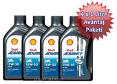 SHELL ADVANCE 4T ULTRA 15W50 4X1 LİTRE AVANTAJ PAKETİ thumbnail 1