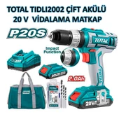 Total Tıdlı2002 Çift Akülü Darbeli Vidalama Matkap 20V Li-On - 1