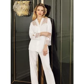 LOWELA PARİS 3005 Penye Kısa Gecelikli 6 Lı Çeyiz  SETİ thumbnail 2