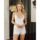 LOWELA PARİS 3005 Penye Kısa Gecelikli 6 Lı Çeyiz  SETİ thumbnail 3