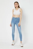 Bayan Yeni Model Kot Pantolon 7433343 - 1