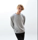 Nors Fenrir Sweatshirt Açık Gri Melanj - 2