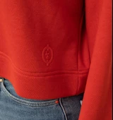 Nors Bolthor Kapüşonlu Crop Sweatshirt Kiremit - 4