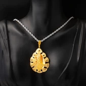 22 Ayar Altın Tuğralı Kolye Ucu - 2