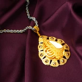 22 Ayar Altın Tuğralı Kolye Ucu - 4