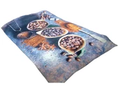 Deco Villa Coffee Deri Taban İpek Dijital Baskı Halı (160x230)-Coffee - 1