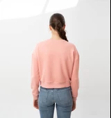 Nors Baldur Crop Sweatshirt Tozlu Pembe - 3