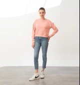Nors Baldur Crop Sweatshirt Tozlu Pembe - 1