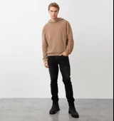 Nors Kvasir Kapüşonlu Sweatshirt Moka Kahve - 1