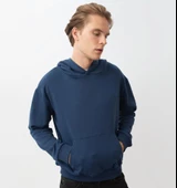 Nors Kvasir Kapüşonlu Sweatshirt Lacivert - 1