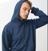 Nors Kvasir Kapüşonlu Sweatshirt Lacivert - 3