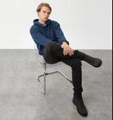 Nors Kvasir Kapüşonlu Sweatshirt Lacivert - 4