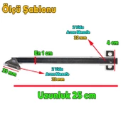 Kalkar Kapak Makası Dolap Çekmece Metal 25 Cm Sessiz Açma Kapama Amortisör Piston (1 ÇİFT) thumbnail 3