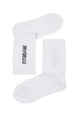 Premium Performance Crew Unisex Beyaz Spor Çorap - 1