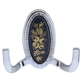 Palmira Duvar Vestiyer Askısı Metal Dolap Elbise Havlu Askılığı Krom Askı Askılık (4 Adet) thumbnail 5