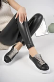 Muggo Reina Kadın Garantili Günlük Yürüyüş Rahat ve Tarz Kalın Taban Bağcıklı Sneaker Spor Ayakkabı - 8