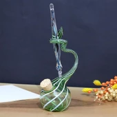 Veraart Kişiselleştirilmiş El Yapımı Murano Cam Ahşap Kutulu Cam Kalem Hokkalı Albert 103 - 7