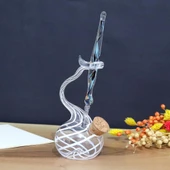 Veraart Kişiselleştirilmiş El Yapımı Murano Cam Ahşap Kutulu Cam Kalem Hokkalı Albert 103 - 6