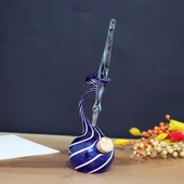 Veraart Kişiselleştirilmiş El Yapımı Murano Cam Ahşap Kutulu Cam Kalem Hokkalı Albert 103 - 3