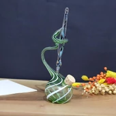 Veraart Kişiselleştirilmiş El Yapımı Murano Cam Ahşap Kutulu Cam Kalem Hokkalı Albert 103 - 9