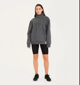 Nors Vanir Basic Yarım Fermuarlı Polar Sweatshirt Gri - 5
