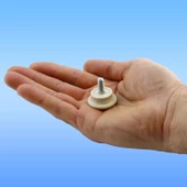 Bingo Rotil Ayak M6 Civatalı mm Beyaz Profil Ayağı 2.5 cm (10 ADET) - 3