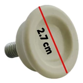 Bingo Rotil Ayak M6 Civatalı mm Krem Profil Ayağı 2.5 cm (10 ADET) - 4