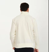 Nors Vanir Basic Yarım Fermuarlı Polar Sweatshirt Ekru - 3