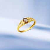 Minimal Kalp Tasarımlı 14 Ayar Altın Yüzük thumbnail 5