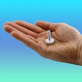 Bingo Rotil Ayak M6 Civatalı mm Beyaz Profil Ayağı 2.5 cm (10 ADET) - 3