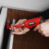 Rodex RDX3085 Akülü Vidalama Şarjlı Tornavida Vidalama Ucu Seti+İzeltaş-Klytek Matkap Bits Uç Düz Yıldız Torx (25 PARÇA) - 4