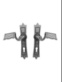Ferforje Kapı Kolu / Metal Kapı Kolu Seti - 1