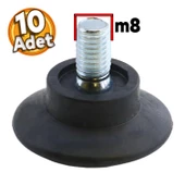 Bingo Rotil Ayak M8 Civatalı 8 mm Siyah Profil Ayağı 3 cm (10 ADET) thumbnail 1