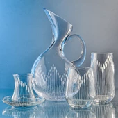 Decocia Kazaan 49 Parça Kesme Bardak Çeyiz Seti Ördek Karaflı Vega  Desenli thumbnail 2