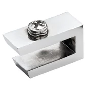 Cam Tutucu Ahşap Raf Tutucu Cam Etejeri Metal U Tipi Krom Metal Vidalı (4 ADET) - 4