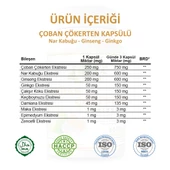 Çoban Çökerten Kapsül (TRİBULUS CAPSULE) 60 Adet thumbnail 3